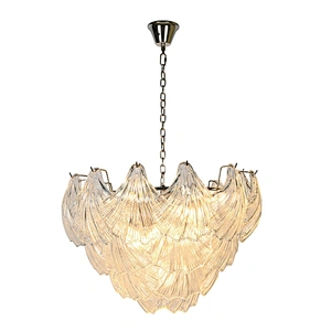 Shell glass pendant light chandelier for living room bedroom dining room