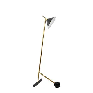 Concise marble ball antique reading living room sofa floor Lamp