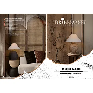 2022-Brilliant Apr.-Wabi-Sabi Style Pottery Table Lamps Series