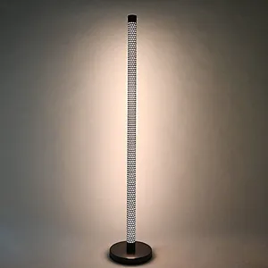 Modern minimalist pierced Column Led floor lamp for livingroom bedroom