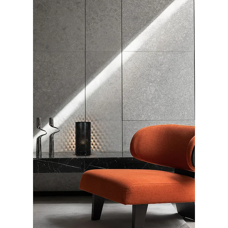 Bronze simple mesh metal cylinder marble stone base  bedside table lamp