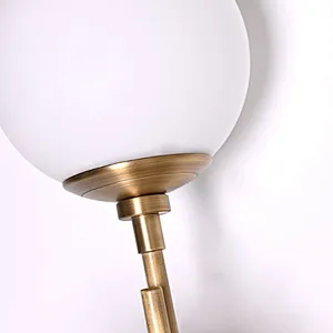 Modern style fruited melons milky glass ball wall lamp