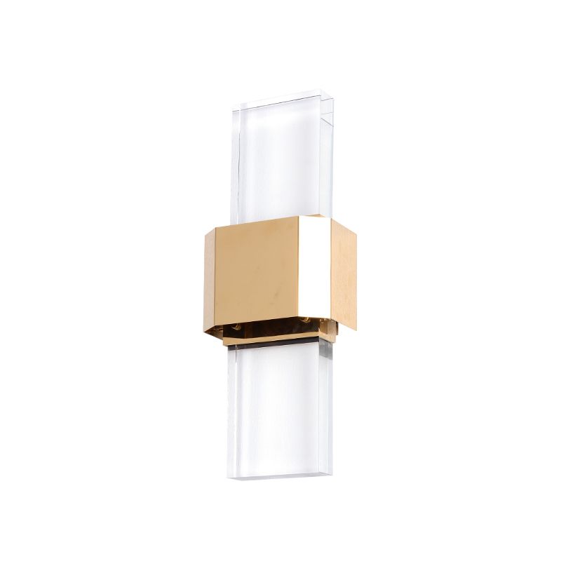 Modern style decorative crystal glass interior wall lamp for living room bedside