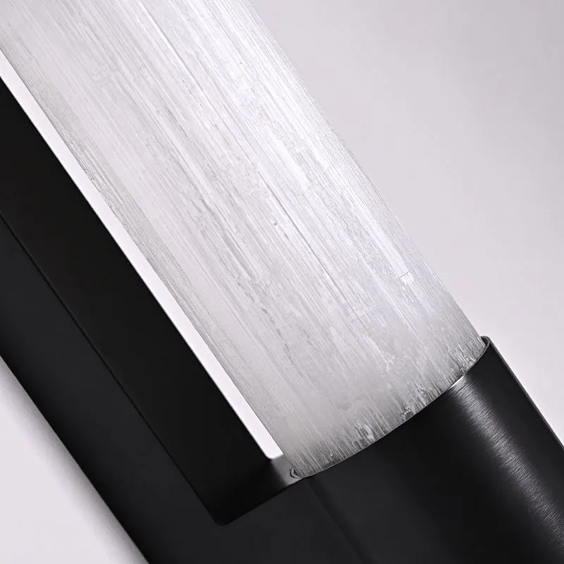 Luxury LED Light Bronze Finish Natural Selenite Stone Living Room Light Bedroom Light Wall Light
