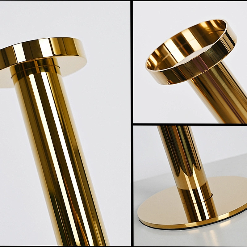 Classic Simple steel candlestick for dining table porch table bar
