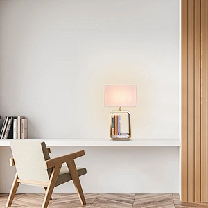 Rectangular bookstand table lamp for desk lamp, bedside lamp, rest area