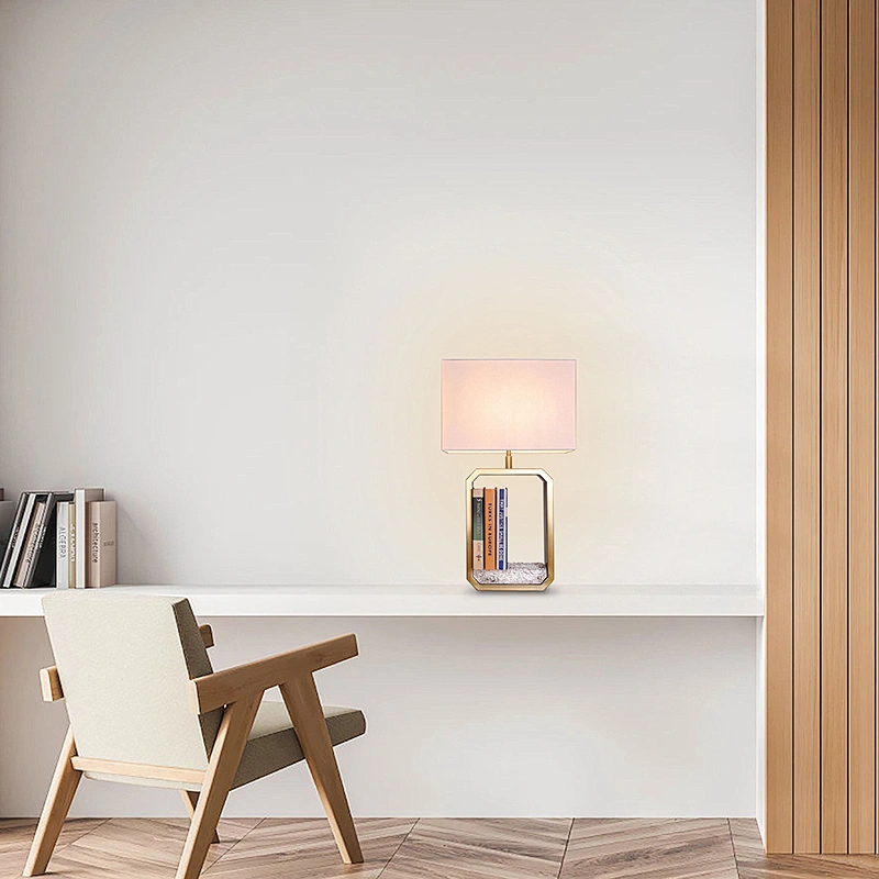 Rectangular bookstand table lamp for desk lamp, bedside lamp, rest area