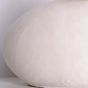 Alabaster cobble base opal glass bedside dimmable mini night light