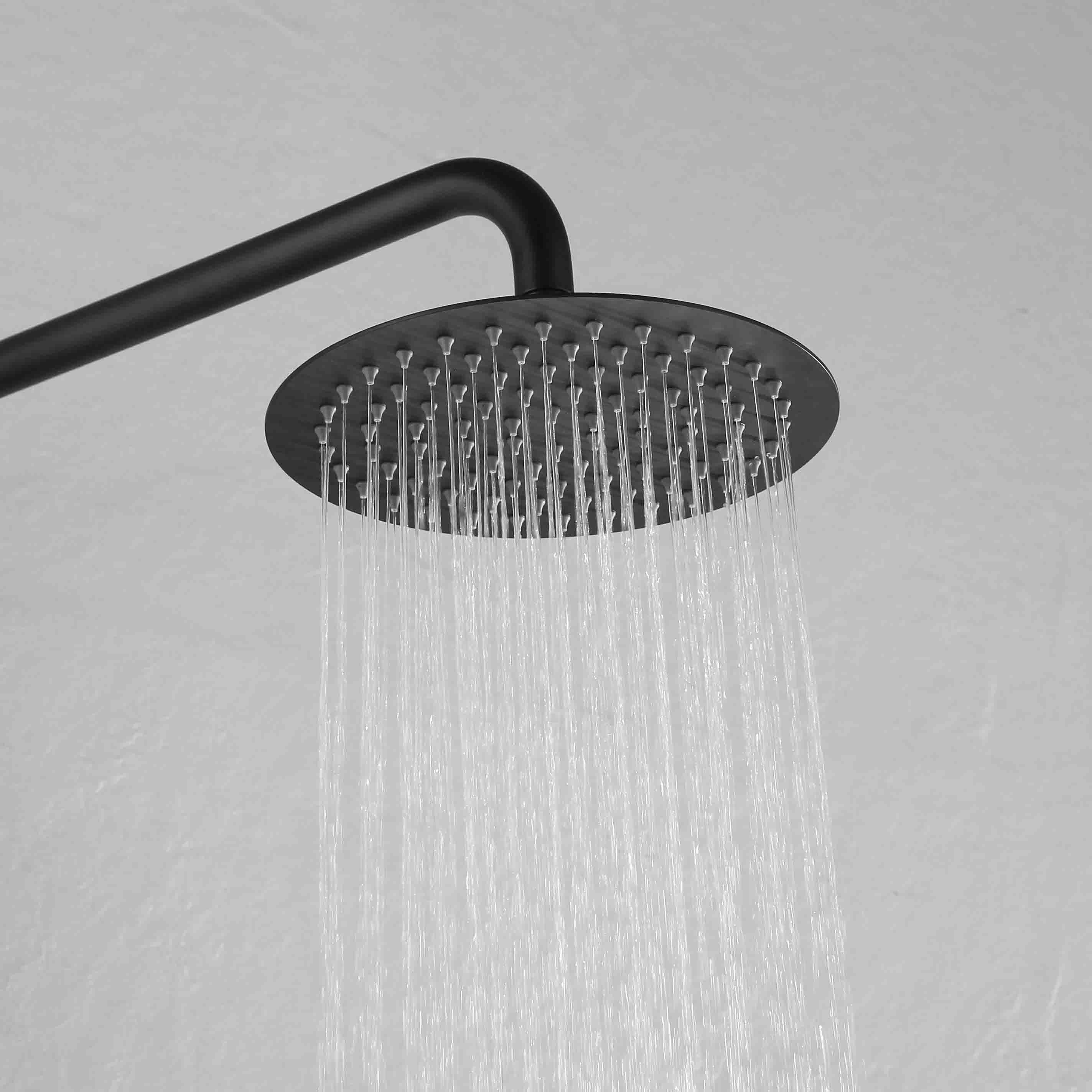 Black Rainfall Shower Home Use, kids shower Black Rainfall Shower shower for bathroom Rain showerhead hand shower for washbasin Overall Shower