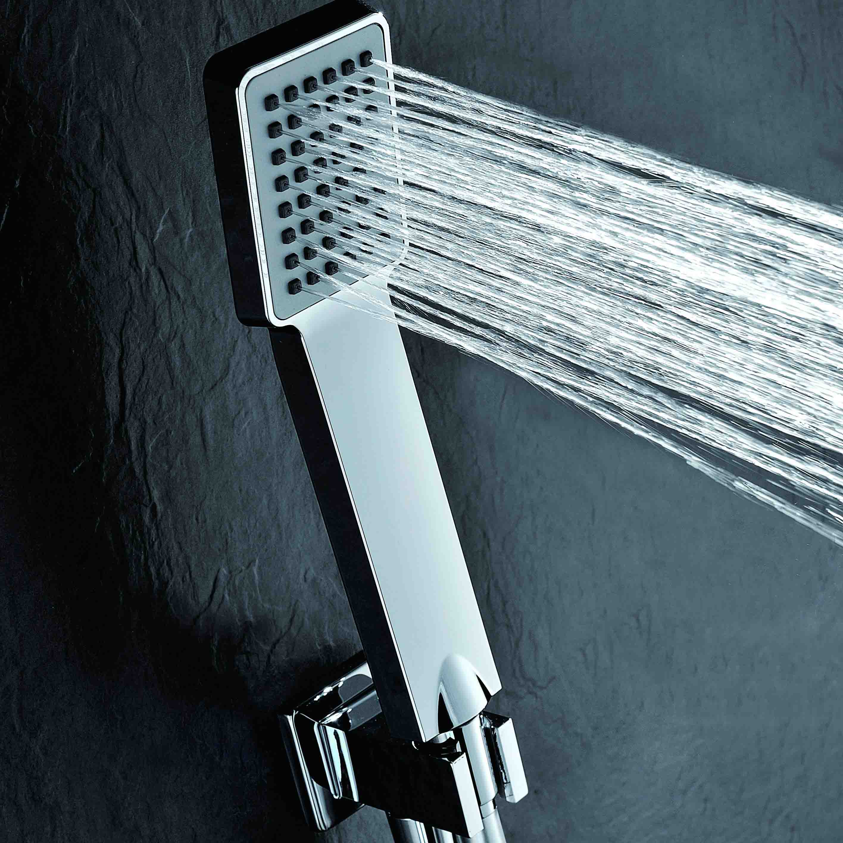 Wall Mounted Shower Faucets rain shower set bathroom wall mount bathroom faucet rain shower set only cold rain shower set wall mounted In Wall Shower Set