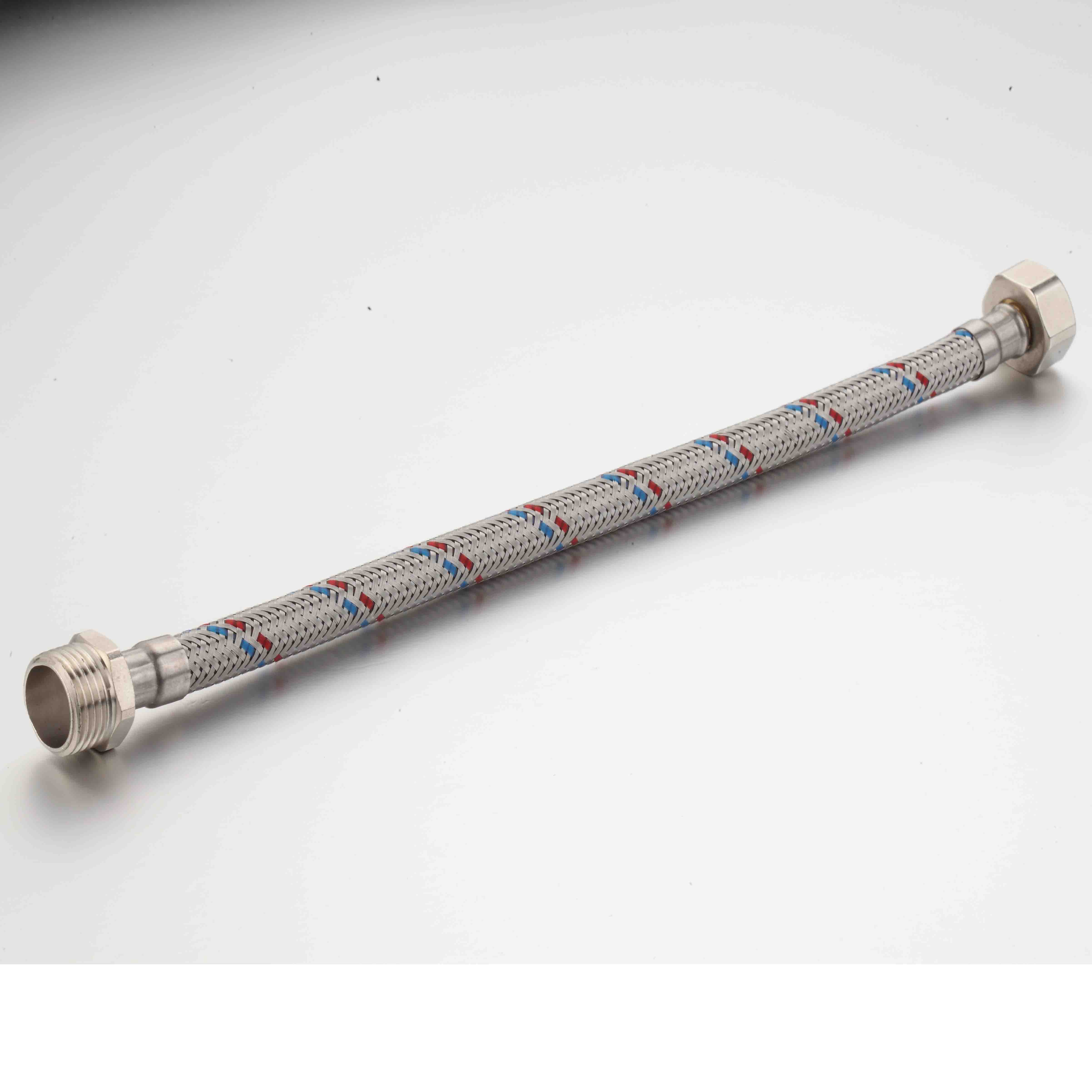 Mesh Steel and Tube braided pipe fittings braided garden hose 3/4 with read and blue wire, braided hose 3 layer 8.5 stainless steel hose clamp Mesh Tube