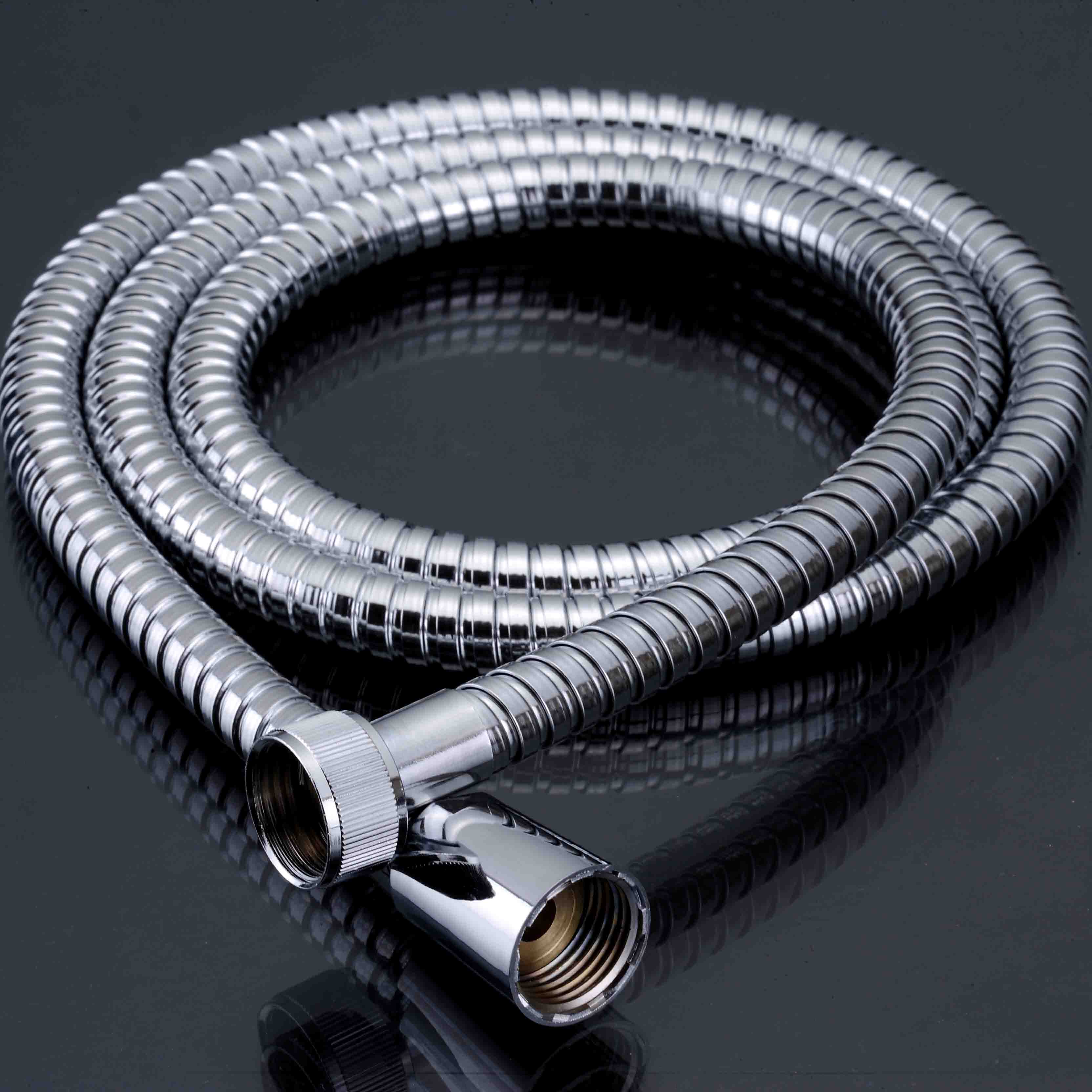 a flexible metal hose spray hose pipe s/s flexible hose,stainless steel hose clamp, shower hose fittings flexible hose machine flexible hose connector stainless steel hose clamp Shower Hose