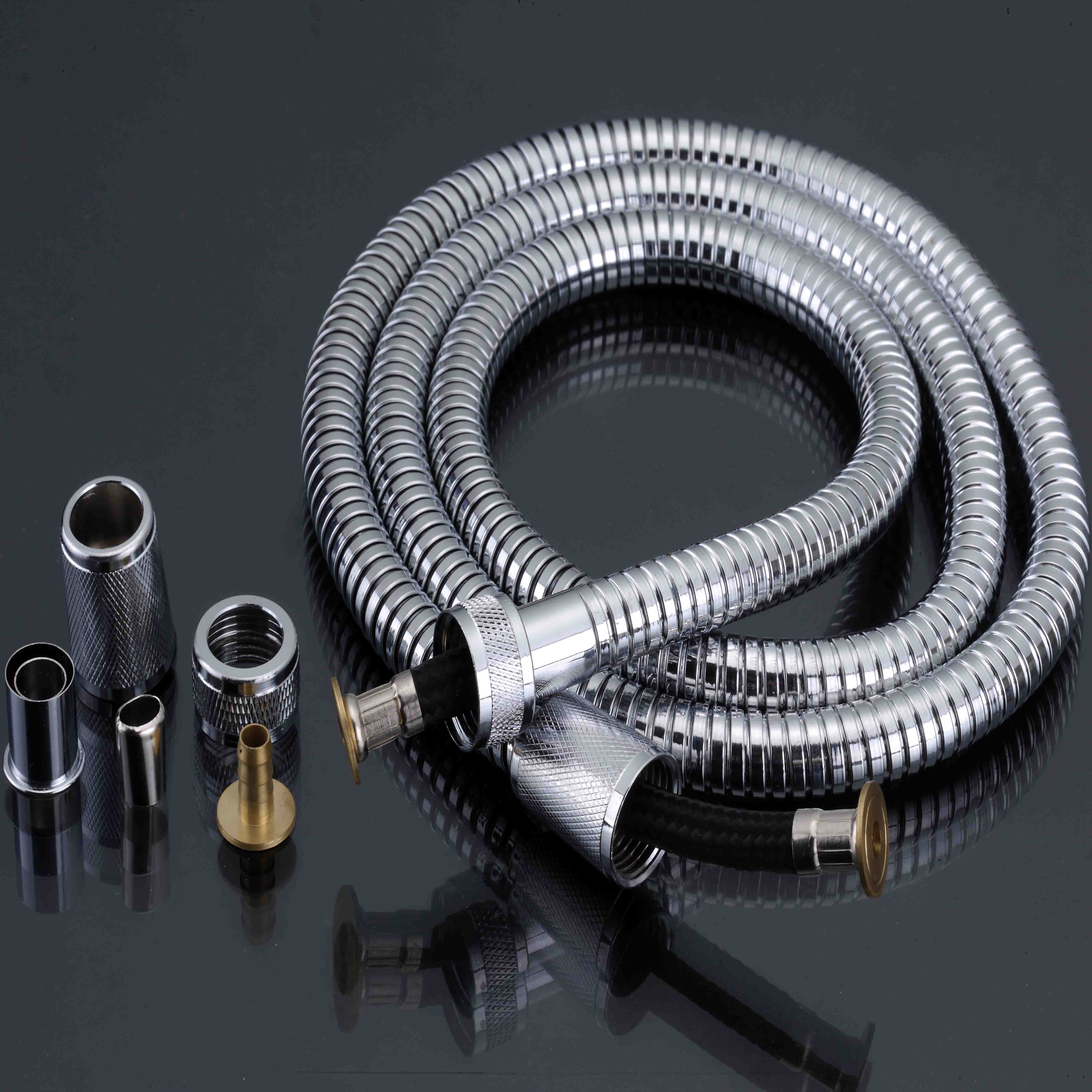 flexible hose connector spray misting hose flexible hose, PVC hose stainless steel hose clamp american stainless steel tube 6mm PVC tube cutter PVC tube water Shower Hose