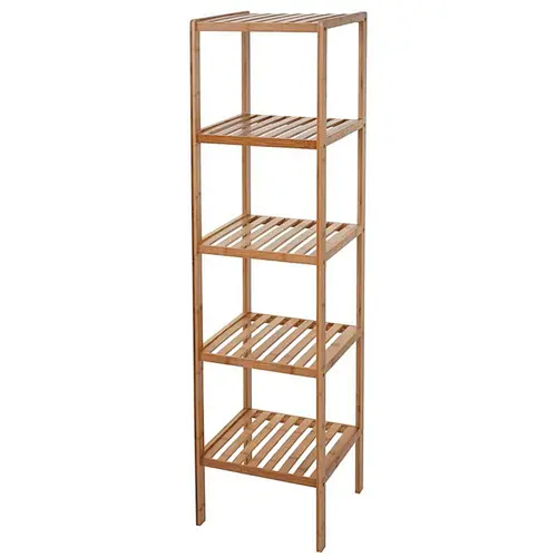 Bathroom Bamboo 4-Tier Storage Shelf