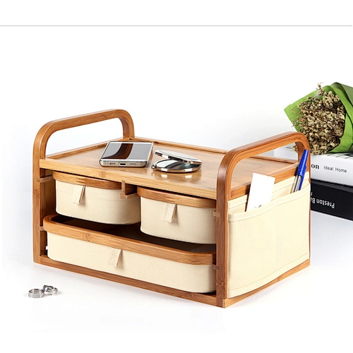 Wooden Storage Box with Drawer