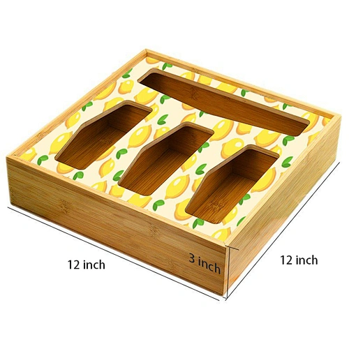 Household Use Drawer Ziplock Bag Storage Organizer