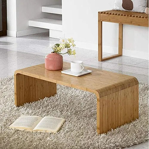 Sofa Living Room Bamboo Window Laptop Coffee Table