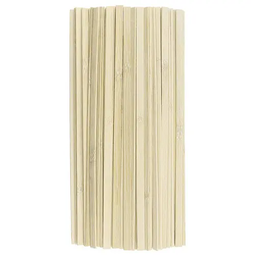 Factory Natural Flat Bamboo Craft Sticks, Flat Bamboo Skewers