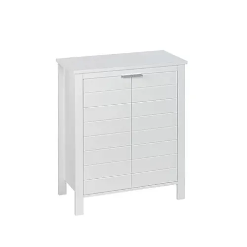 2-Door Floor Contemporary Multipurpose Storage Cabinet