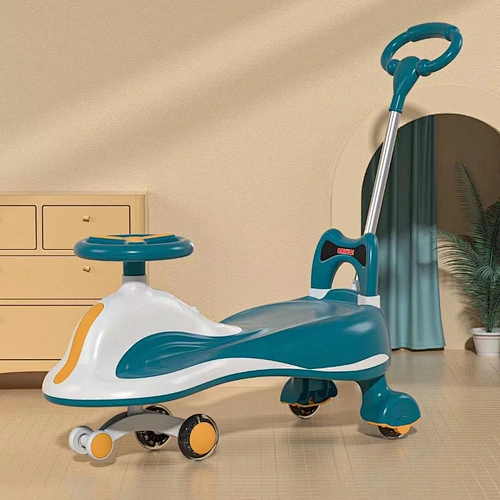 2022 new design kids baby twist swing car with music beach toys