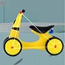 steel children balance bike