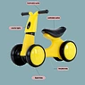 steel children balance bike