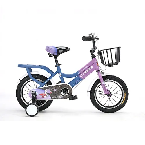 Children's bicycle with painted frame for children aged 3 to 10