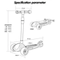kids folding scooter