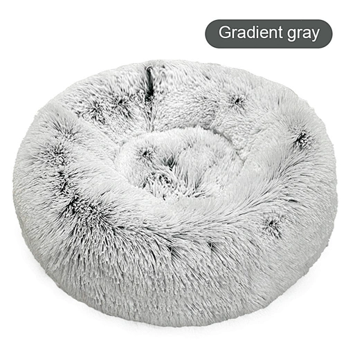 Factory supply Anti-slip Long Fur Removable Calming Anti-Anxiety Pet Soft Dog cat Beds