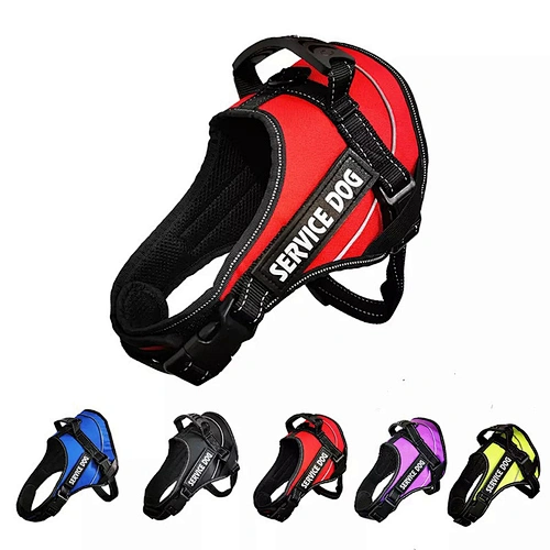 Manufacturer wholesale heavy duty reflective breathable multi-design big pet dog harness