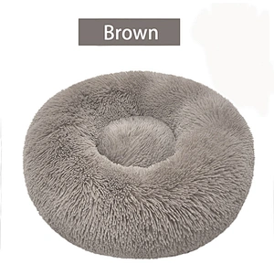 Wholesale Custom Luxury Warm Soft Plush Comfortable Pet cat Dog Bed for Sleeping Winter Pet Supplies