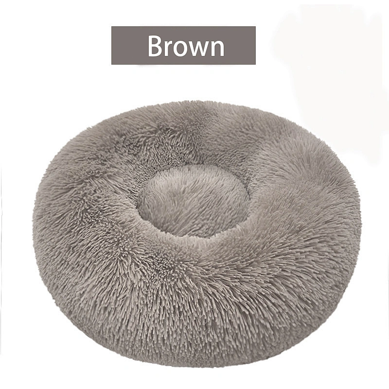 Wholesale Custom Luxury Warm Soft Plush Comfortable Pet cat Dog Bed for Sleeping Winter Pet Supplies