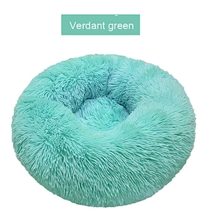 Wholesale Custom Luxury Warm Soft Plush Comfortable Pet cat Dog Bed for Sleeping Winter Pet Supplies