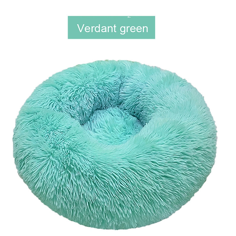 Wholesale Custom Luxury Warm Soft Plush Comfortable Pet cat Dog Bed for Sleeping Winter Pet Supplies