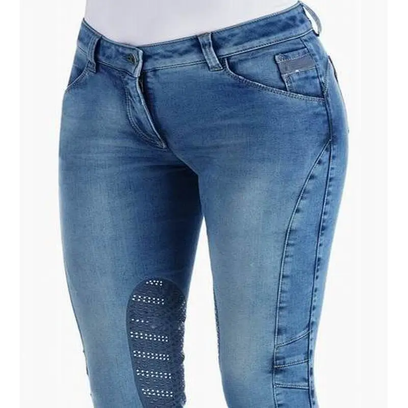 Denim horse riding pants women riding wear pants equestrian