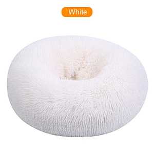 Factory supply Anti-slip Long Fur Removable Calming Anti-Anxiety Pet Soft Dog cat Beds