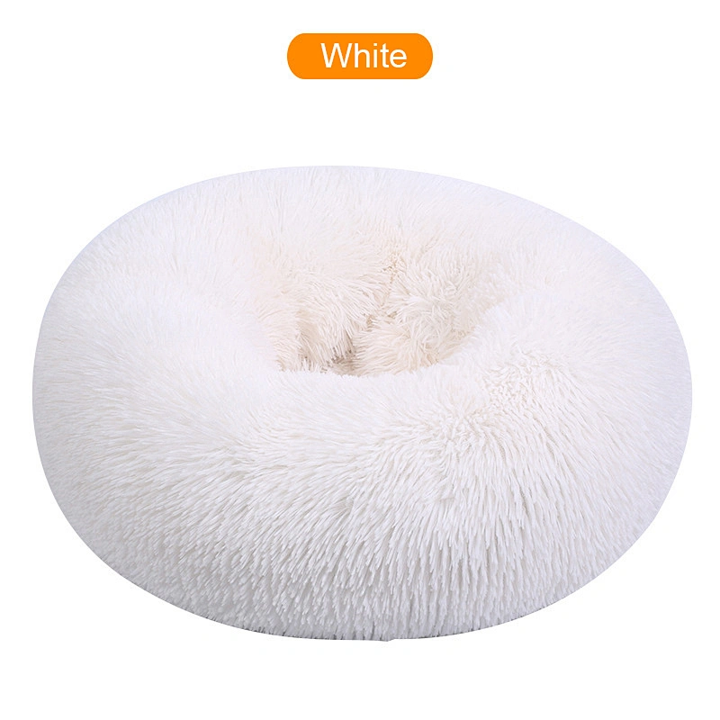 Factory supply Anti-slip Long Fur Removable Calming Anti-Anxiety Pet Soft Dog cat Beds