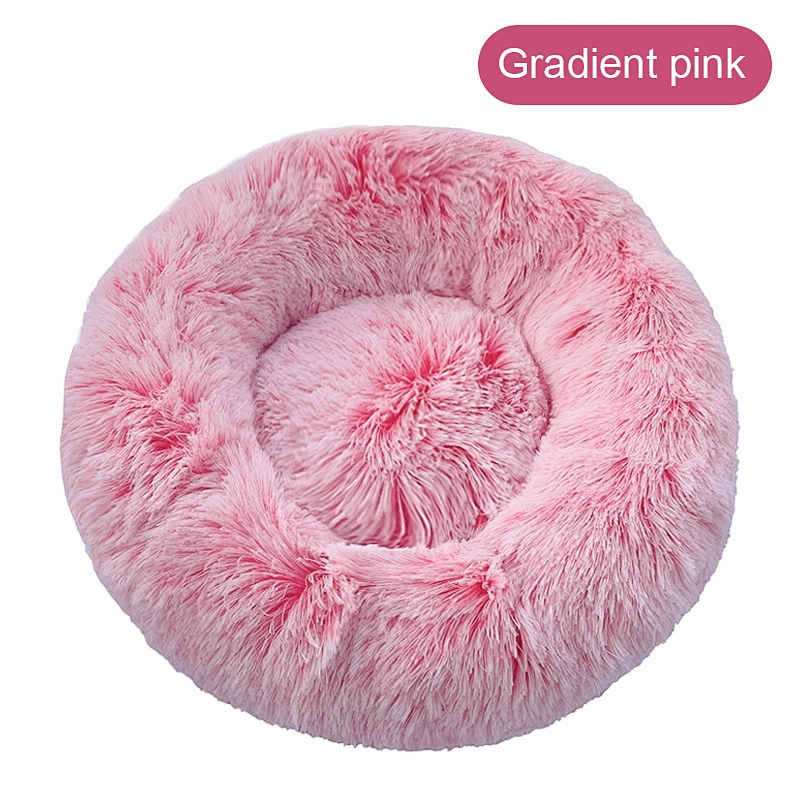 Wholesale Custom Luxury Warm Soft Plush Comfortable Pet cat Dog Bed for Sleeping Winter Pet Supplies