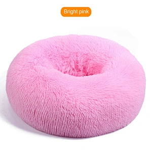 Wholesale Custom Luxury Warm Soft Plush Comfortable Pet cat Dog Bed for Sleeping Winter Pet Supplies