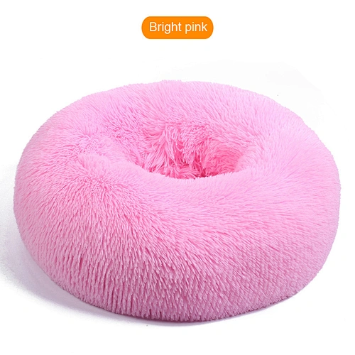 Wholesale Custom Luxury Warm Soft Plush Comfortable Pet cat Dog Bed for Sleeping Winter Pet Supplies