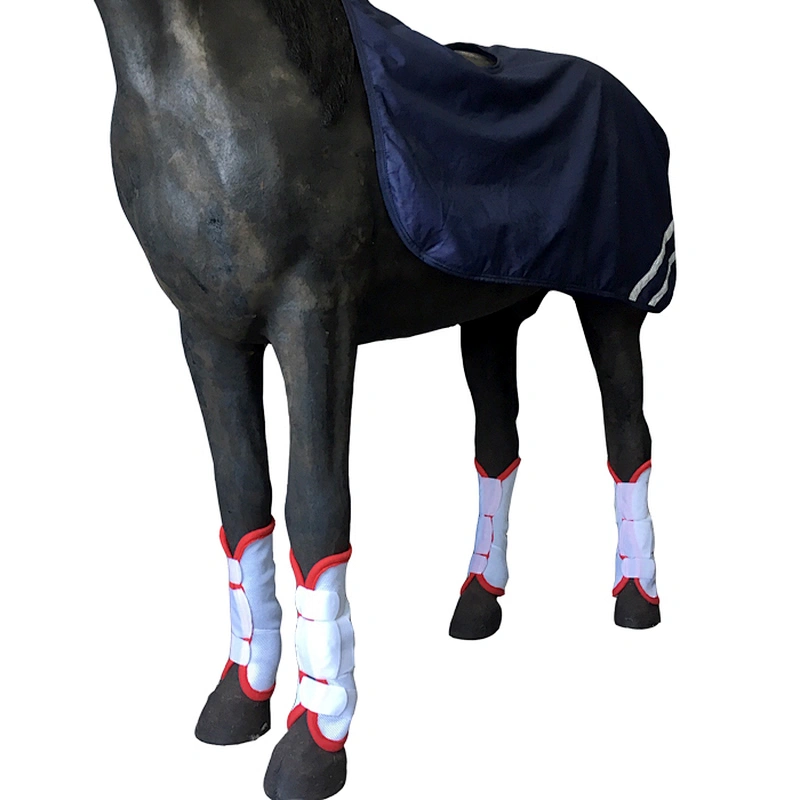 Horse fly protection leg guards airflow turnout socks lightweight mesh horse fly boots pack of 4