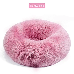 Wholesale Custom Luxury Warm Soft Plush Comfortable Pet cat Dog Bed for Sleeping Winter Pet Supplies