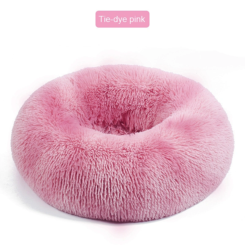 Wholesale Custom Luxury Warm Soft Plush Comfortable Pet cat Dog Bed for Sleeping Winter Pet Supplies