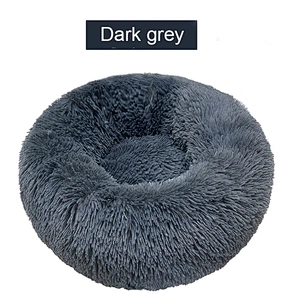 Factory supply Anti-slip Long Fur Removable Calming Anti-Anxiety Pet Soft Dog cat Beds