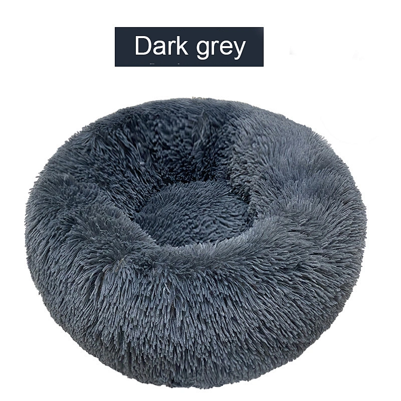 Factory supply Anti-slip Long Fur Removable Calming Anti-Anxiety Pet Soft Dog cat Beds