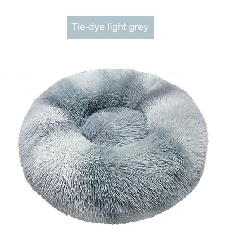 Factory supply Anti-slip Long Fur Removable Calming Anti-Anxiety Pet Soft Dog cat Beds
