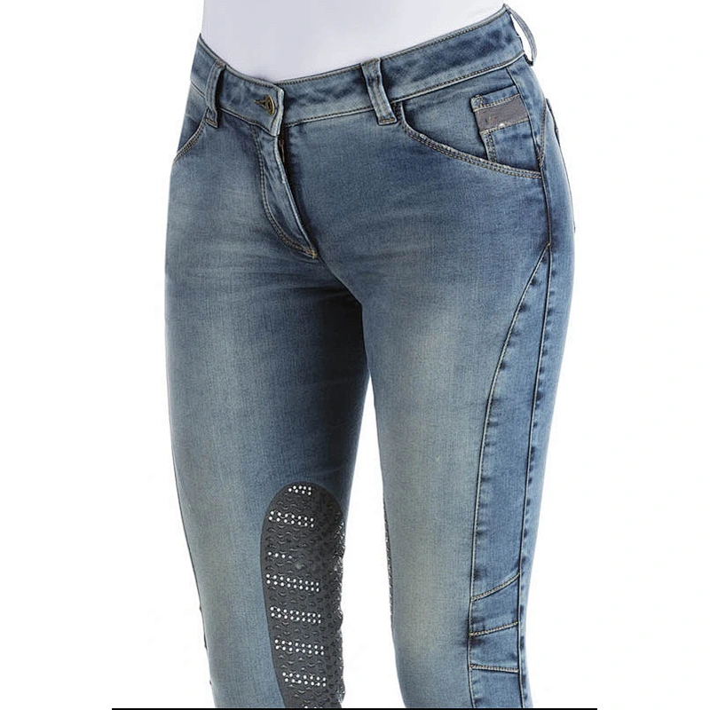 Denim horse riding pants women riding wear pants equestrian