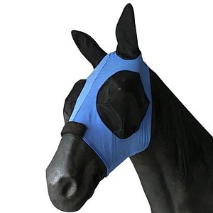 Comfortable lightweight fly mask horse mesh masks smooth stretchy horse face cover