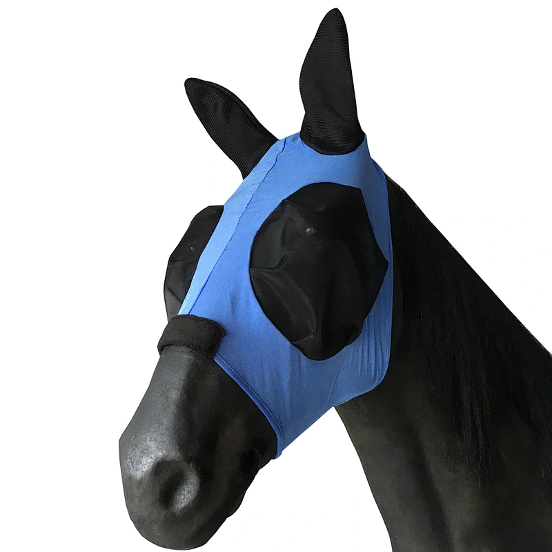 Comfortable lightweight fly mask horse mesh masks smooth stretchy horse face cover