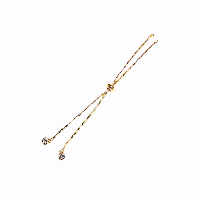 CZ Copper Wire  Bracelet Jewellery Making Materials  Bracelet Accessories  Brass  Bulk Chain Gold Plated Wire For Jewelry Making